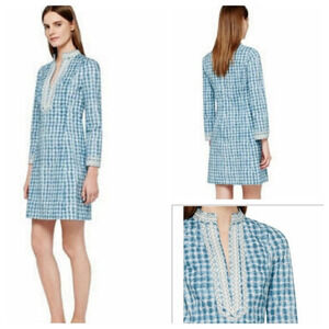 Tory Burch Blue Sonda Tunic‎ Dress